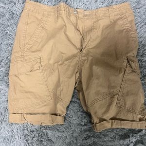 Tan Cargo Shorts